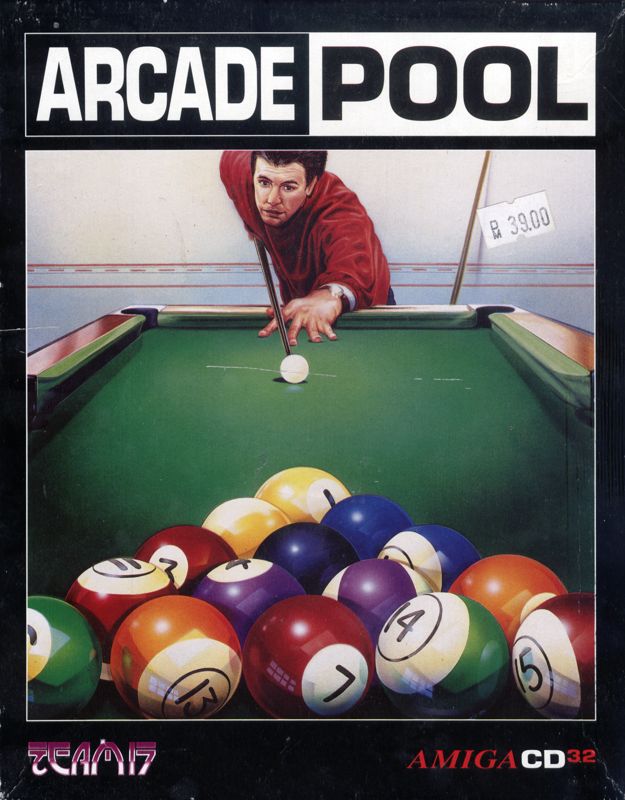 Arcade Pool box art for Amiga CD32